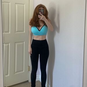 Jockey Blue and Black Sports Bra